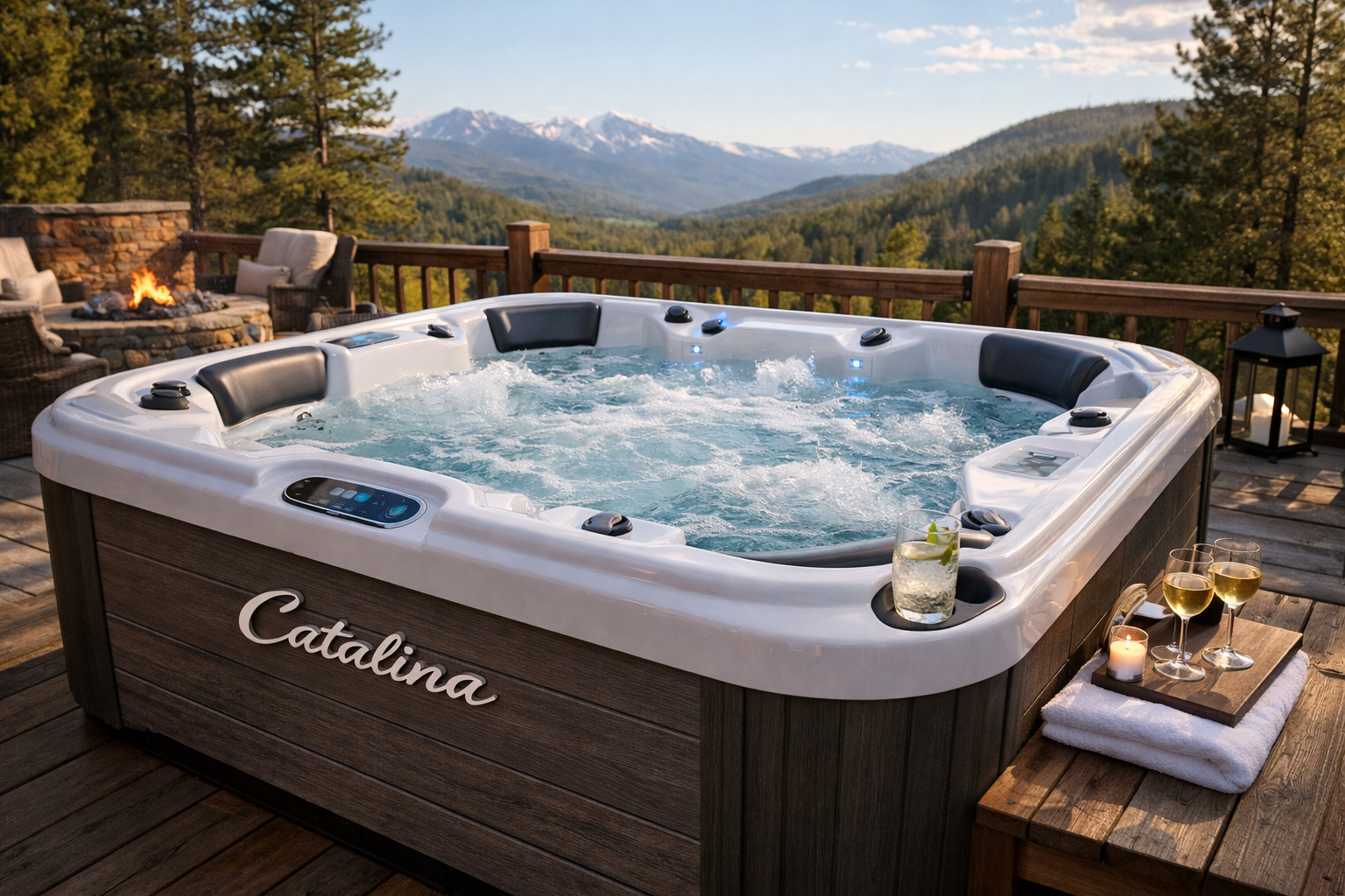 Catalina Hot Tub Relaxation