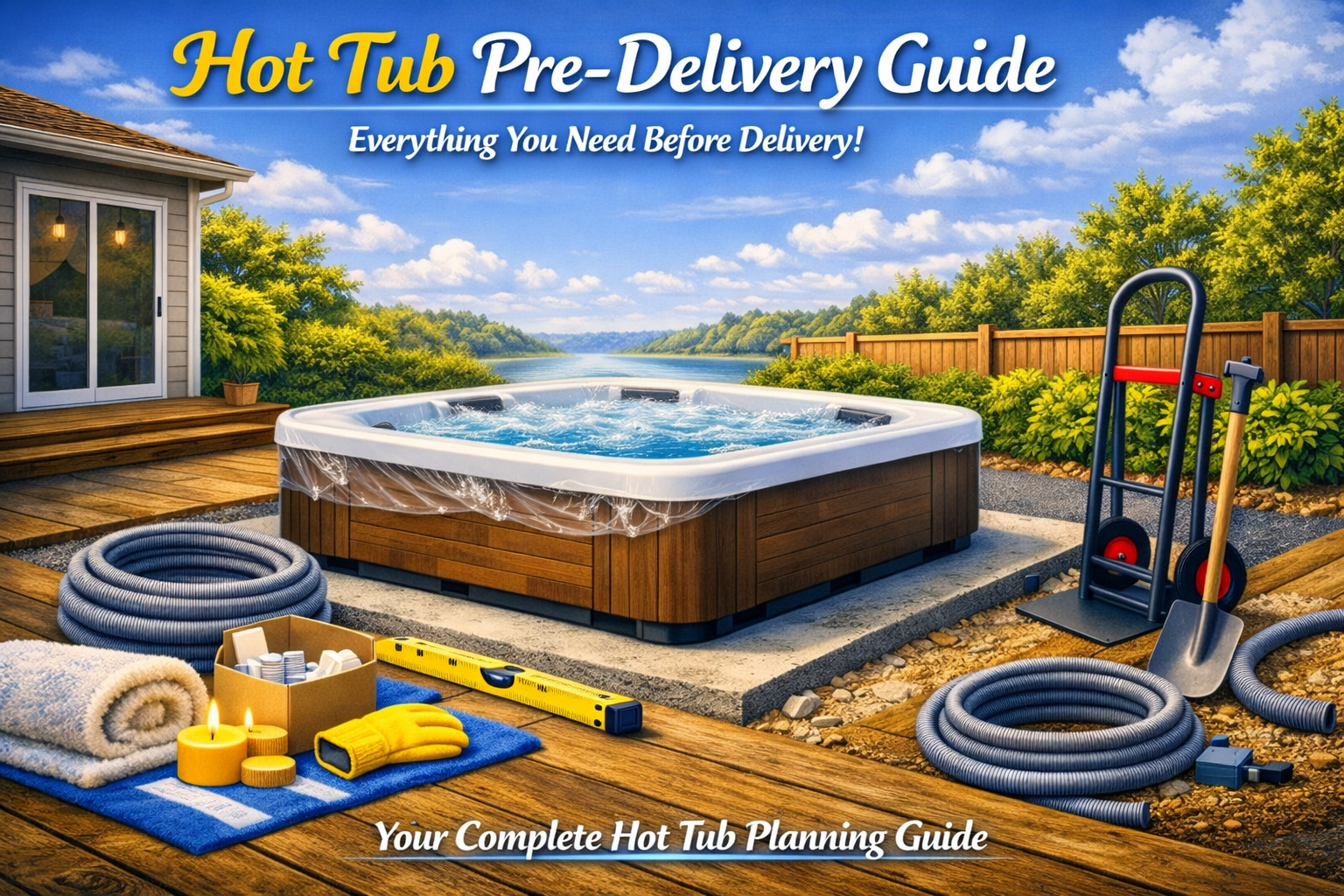 hot tub pre deivery hot tub pre deivery