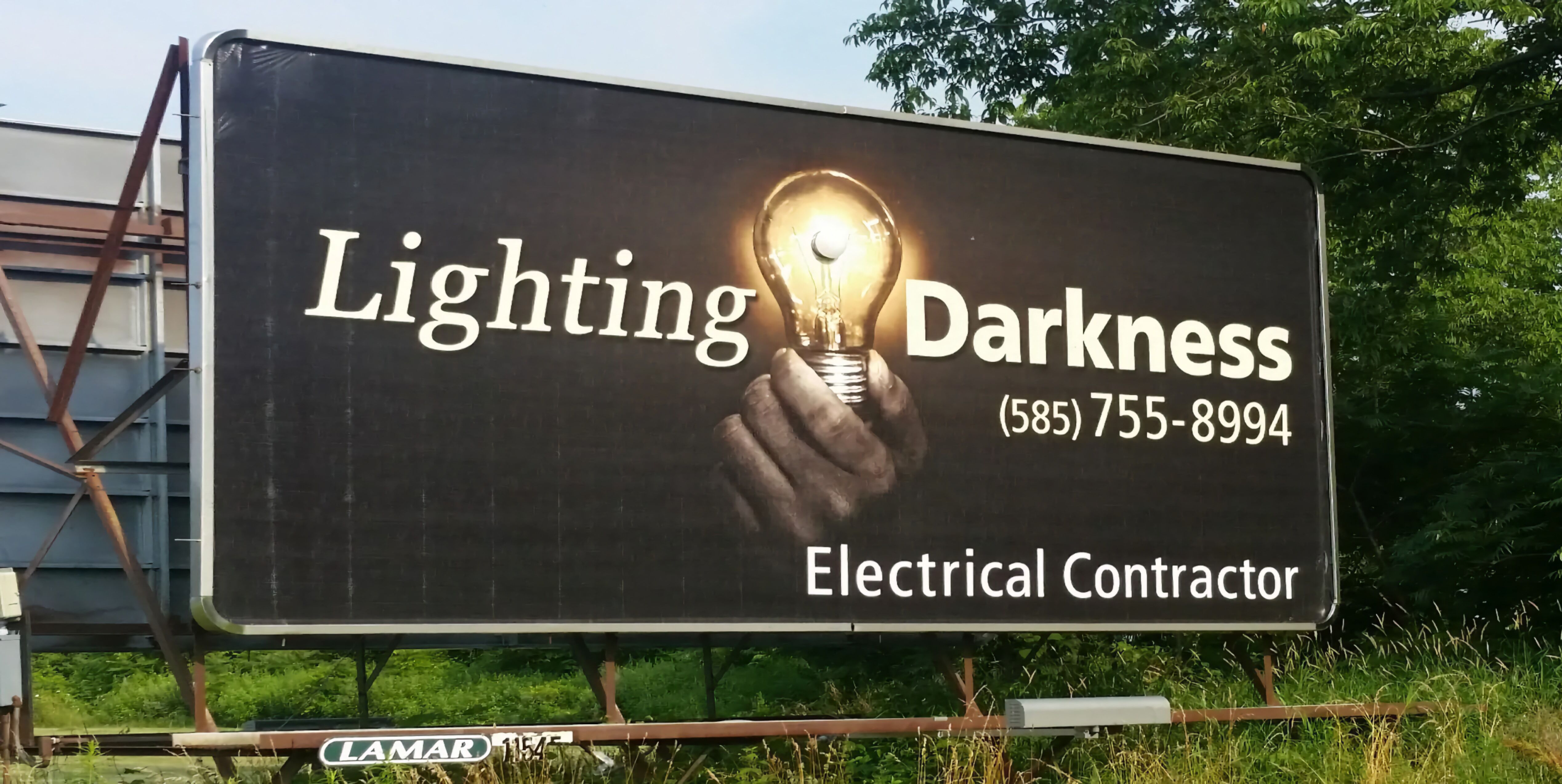 lighting darkness