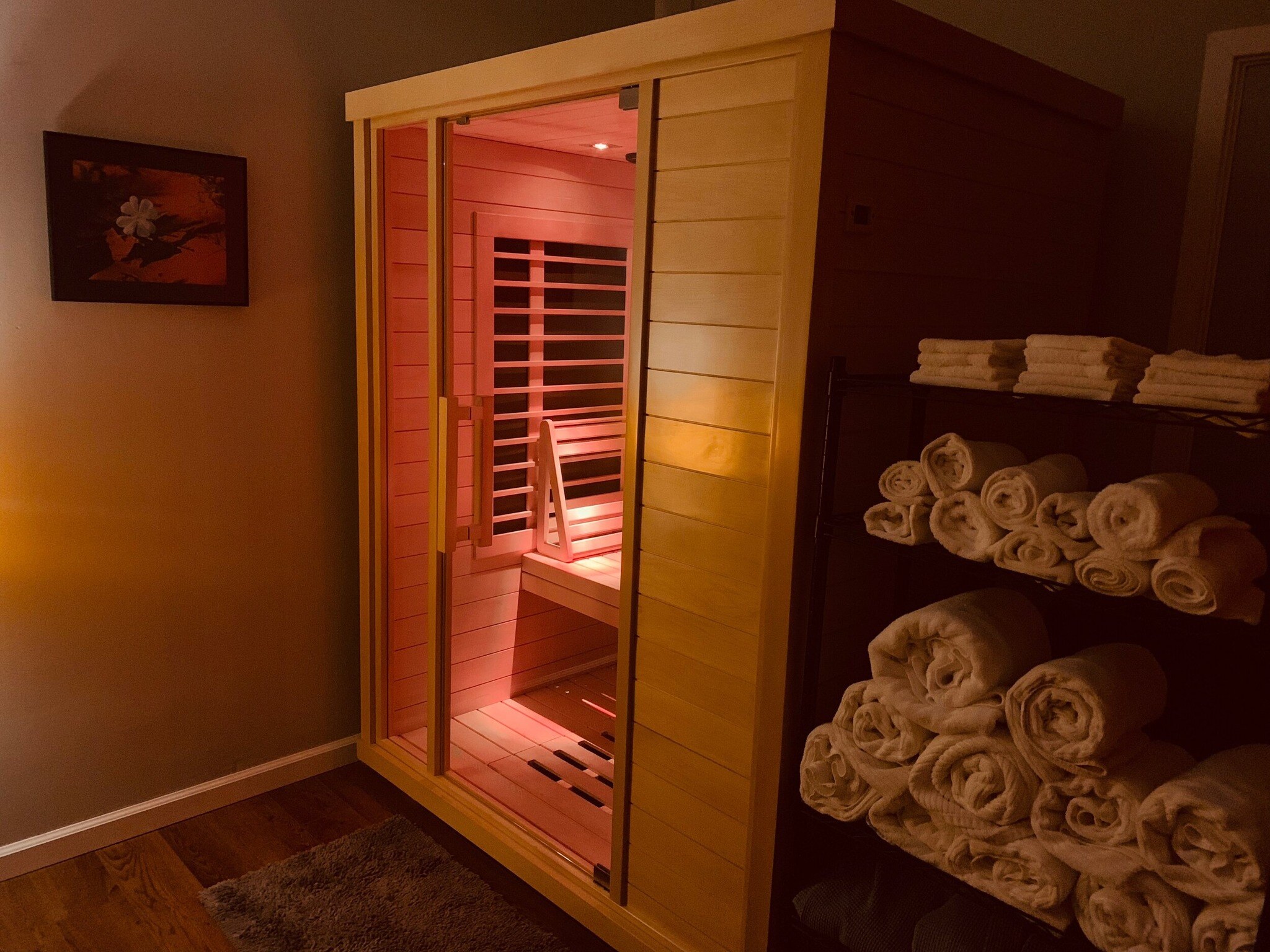 sauna in house